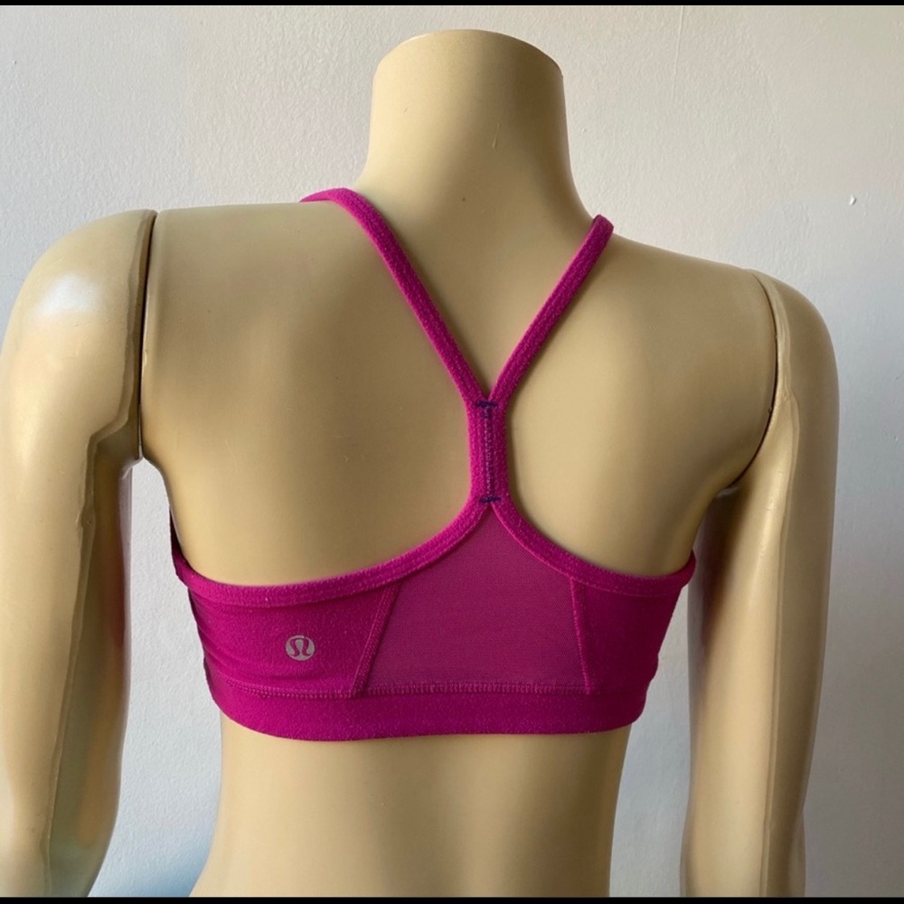 Lululemon pink Sport Bra size 6